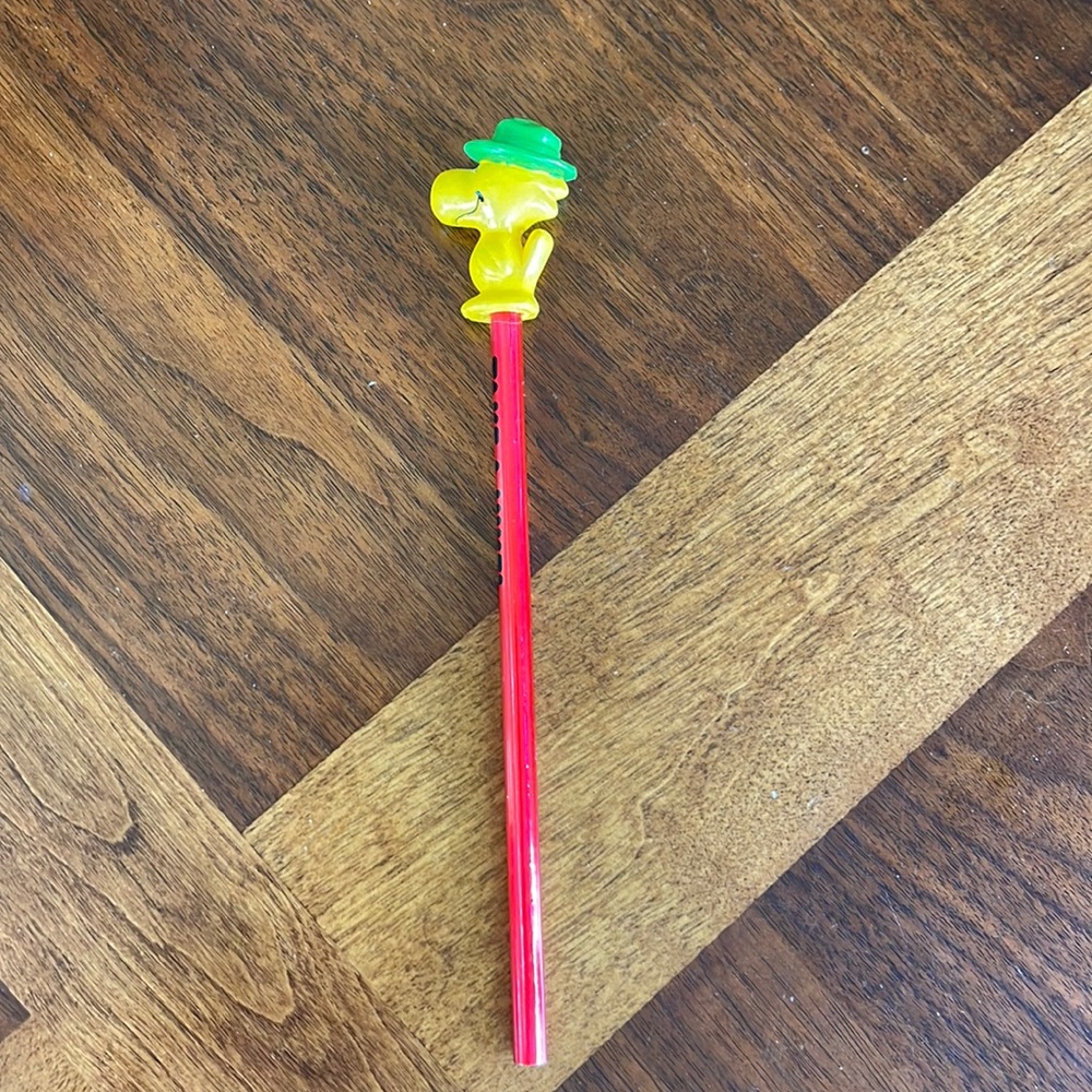 VINTAGE WOODSTOCK PENCIL TOPPER - COLLECTIBLE MUST HAVE!